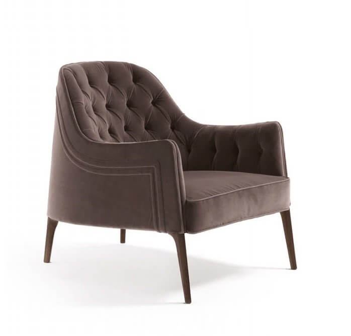 Кресло Vittoria Frigerio Poggi Capitonne