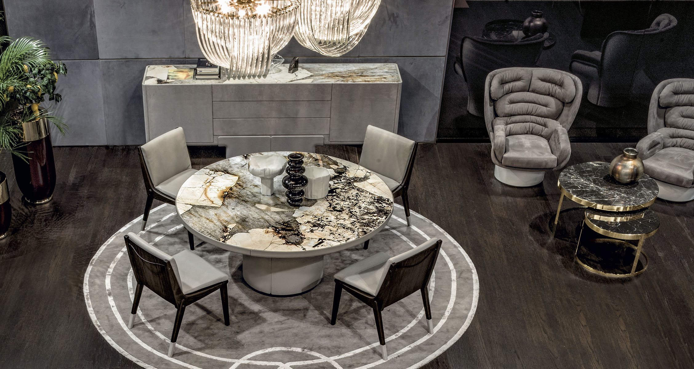 Композиция для столовой комнаты Longhi Comp 62
